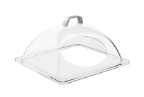 Kuppelhaube GN 1/2 verchromter Griff