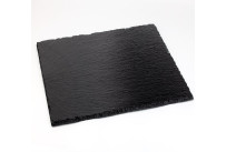 Naturschieferplatten, 4er Set  10 x 10 cm