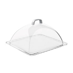 Kuppelhaube GN 1/2 verchromter Griff