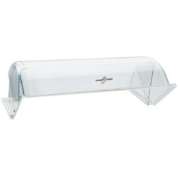 Rolltop-Haube GN 1/2 verchromter Griff