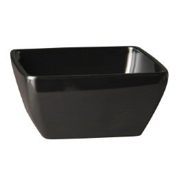 Schale -PURE- 0,14 l / 90 x 90 mm schwarz Melamin
