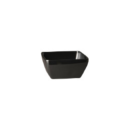 Schale -PURE- 3,80 l / 250 x 250 mm schwarz Melamin