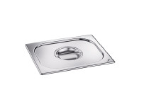 GN-Deckel 1/3 GN mit Griffmulde, Edelstahl