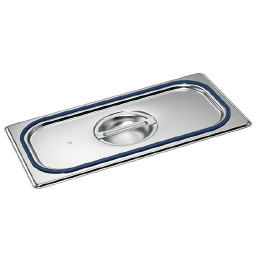 GN-Deckel 1/3 GN mit Formschlussdichtung, Edelstahl