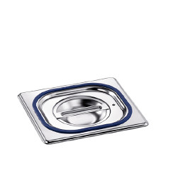 GN-Deckel 1/6 GN mit Formschlussdichtung, Edelstahl