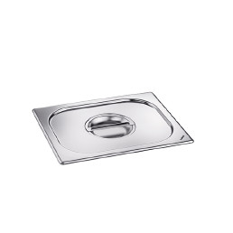 GN-Deckel 1/3 GN mit Griffmulde, Edelstahl