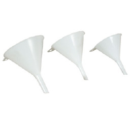 Trichter Auslaufende: 12mm Natur HDPE Ø(mm):120