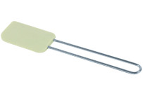 Teigspatel 75 mm breit, rostfreier Griff