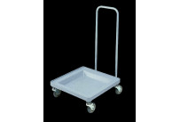 Korbroller für Spülkörbe 500x500 mm, mit Griff
