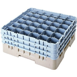 Gläserkorb 36 Fächer 500 x 500 x 225 mm