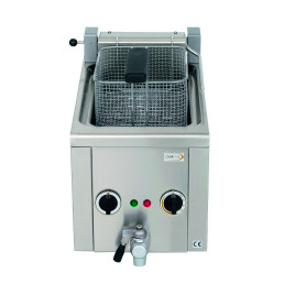 Elektro-Fritteuse 1 Becken, 7 L, mit Ablasshahn
