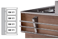 Tablettrutsche CNS-Rundrohr