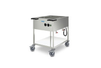 Speisenausgabewagen, 2x 1/1 GN, mit Heizung