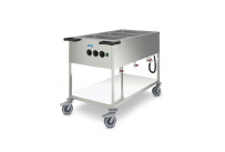 Speisenausgabewagen, 3x 1/1 GN, mit Heizung