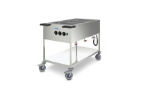 Speisenausgabewagen, 3x 1/1 GN, mit Folienheizung