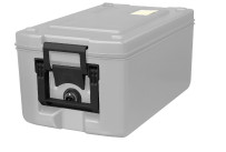 Transportbehälter 26 L, beheizt, lichtgrau