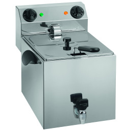 Elektro-Fritteuse, 1 Becken, 8 L, mit Ablasshahn