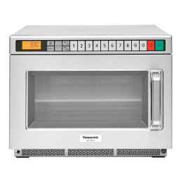 Panasonic-Mikrowelle NE-2153-2 2100 W 18 l mit Zwischenplatte mit Tastenfeld