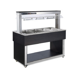 Büfett-Insel, 4/1 GN, Bain-Marie Wanne