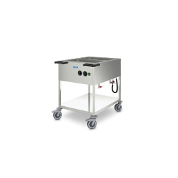 Speisenausgabewagen, 2x 1/1 GN, mit Heizung