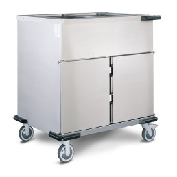 Speisenausgabewagen, 2x 1/1 GN, mit Folienheizung