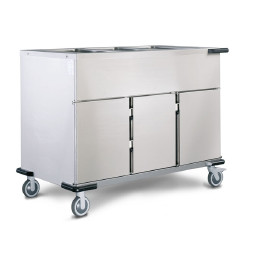 Speisenausgabewagen, 3x 1/1 GN, mit Folienheizung