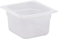 Frischhaltebox GN 1/6, 176 x 162 x 100 mm Polypropylen transparent
