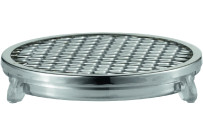 Tropfschale mit Tropfgitter Edelstahl 120mm