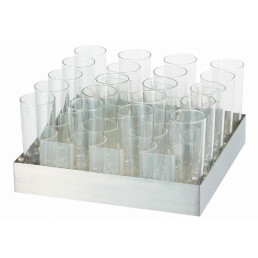 Getränke-Set Gläser inkl. 3 Kühlrippen + 20 Gläser á 0,2 L