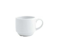 Espresso-Obertasse All Stars stapelbar 0,08 l weiß